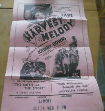 Rosemary Lane Johnny Downs Harvest Melody 1943 Herald Great Shape  picture
