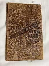 RARE Antique J. F. McGreenery Poet CIGAR Advertising Leather Billfold Wallet picture