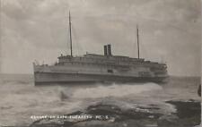 RPPC Postcard Ship Bay State Eastern Steamship Co Ashore Cape Elizabeth ME  picture