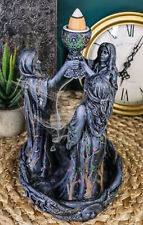 Ebros Triple Goddess Maiden Mother & Crone Backflow Cone Incense Burner picture