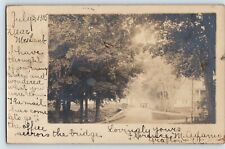 RPPC postcard  1905 GRAFTON VERMONT BRIDGE picture