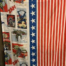 Vintage 90’s G.I. Joe Hasbro, Twin  Bed sheet, figue artwork Linens Collectible picture
