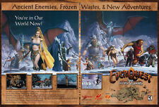 EverQuest the Scars of Velious RPG - 2 Page Game Print Ad Poster Promo Art 2001 picture