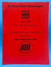 1974 Western Pacific Railroad Rules and Rates of Pay for Conductors & Brakemen picture