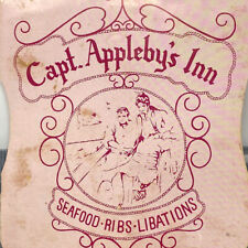 1980s Captain Appleby's Inn Seafood Ribs Restaurant Menu Fan Mount Dora Florida picture