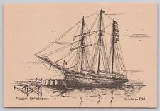 Gulfport Mississippi, Museum Ship Artemis by Phil Montalbo, Vintage Postcard picture