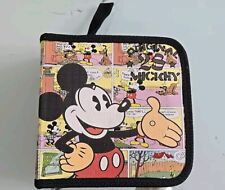 VTG DISNEY STORE MICKEY MOUSE ZIPPERED CDCASE HOLDS 40DISCS Original 1928 MICKEY picture