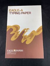 Vintage Eagle-A Typing Typewriter Paper 8.5x13 25% Cotton Cockle  Open Box picture