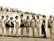 1927 Bathing Beauties, Long Beach, California #4 Old Photo 8.5