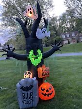Gemmy 10ft Animated Spooky Black Tree Inflatable picture