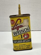 Liquid Wrench 4oz Squeeze Can Pre-1973 empty No Tip. Vintage Advertising picture