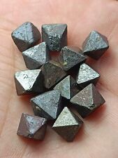 12PC Octahedron Magnetite Crystals Lot With Full Termination Nice Formation#31g picture