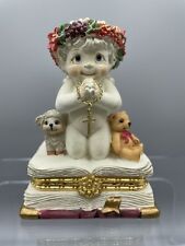 Dreamsicles 2000 Bible Hing Trinket Box Angel Dog Teddy Bear Collectible Vintage picture