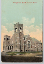 Postcard Presbyterian Church Chanute Kansas - Posted 1915 picture