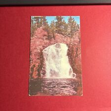 Mellen Wisconsin WI Vintage Postcard Brownstone Falls Bad River Gorge picture