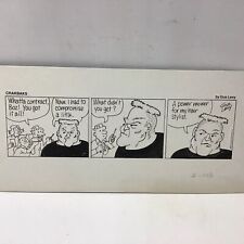 Crakbaks- Hand Drawn Comic Strip By Gus Levy-Football/Boz-Brian Bosworth Seattle picture