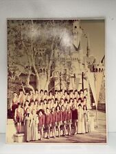 VTG 1970’s Official Disneyland Guest Relations Staff Group Picture 16x20” RARE picture