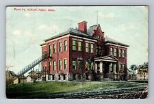 Niles OH-Ohio, Bert St School, c1914 Antique Vintage Souvenir Postcard picture