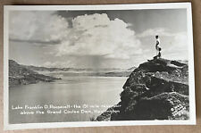 RPPC Franklin Roosevelt Lake Washington Real Photo Postcard c1940 picture
