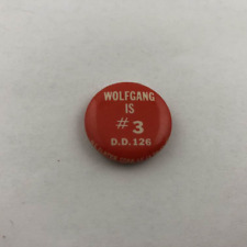 VTG WOLFGANG'S DANCE DANCE San Francisco ~ WOLFGANG IS #3 DD 126 Button Pin Back picture