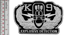 K-9 PD Explosive Ordnance Detection Qualified Canine Team Blue Line vel hooks picture