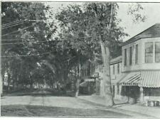c. 1905 Bridgewater MA Broad Street Scene Stores Photo Postcard Undivided picture