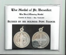 St Benedict Medal Blessed Exorcism Sacramental (charm sized) picture