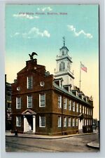 Boston MA-Massachusetts, Old State House Vintage Souvenir Postcard picture
