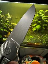 American BladeWorks Model 1 Black 20CV Titanium Knife Stonewashed USA G10 picture