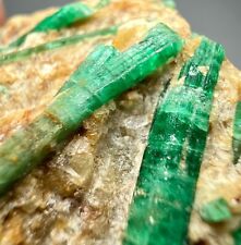 Top Color High Quality Emerald Crystals On Matrix. Panjshir, AFG 350 GM. picture