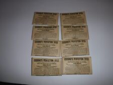 Vintage Lot of 8 Cushing's Perfection Dyes Dark Brown picture
