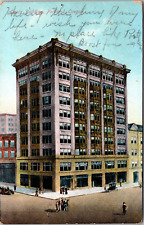 Postcard Posted 1910 Lewis Building Portland Oregon   [dc] picture