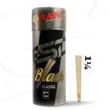 RAW Cones Black 1-1/4 Size | 50 Pack | Natural Pre Rolled Rolling Paper picture