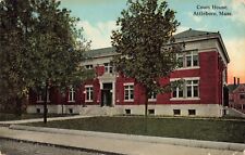 Court House Building Attleboro Massachusetts MA 1914 Postcard picture