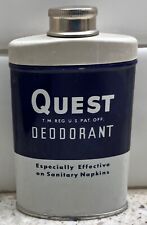 Vintage Quest Deodorant New Old Stock Unused Unopened Stock No 6250 - 1 oz picture