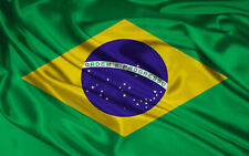 BRAZIL FLAG NEW 3X5ft BRAZILIAN FOOTBALL BANNER better quality satin type  picture