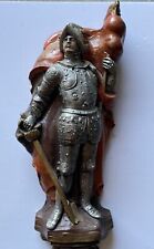 Large England Ceramic Sculpture of a Medieval Knight in Armor 25.5