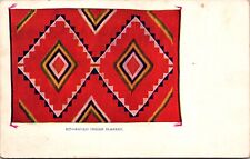 Postcard Navajo Indian Blanket picture