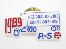 1989 National Driving Championships PFS Truck Trucker Vintage Lapel Pin picture