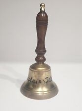 Vintage Wooden/Brass Captains Table Bell   picture