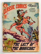 Classics Illustrated 004 The Last of the Mohicans #1 PR 0.5 1942 picture