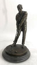 Ben Hogan Male GOLFER Sports Memorabilia Golf Club Art PGA Bronze Marble Decor picture