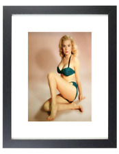 Betty Brosmer Actress Fitness Model & Bodybuilder Matted & Framed Picture Photo picture