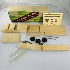 1950s Willys Jeep Station Wagon F-B Model Kit Balsa For Parts American Die & Box picture