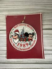 Vintage 1989 Walt Disney World Very Merry Christmas Ornament Parade Souvenir New picture