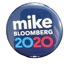 Mike Bloomberg Pin Mayor NY Official 2020 President Campaign Button Dark Blue picture