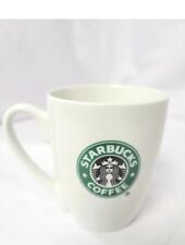 2007 Starbucks White with Classic Green Siren Mermaid Logo Coffee Cup Mug 8 oz.  picture