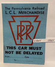 EARLY PRR PENNSYLVANIA RAILROAD LDL LESS THAN CAR LOAD MERCHANDISE NEW POSTCARD picture