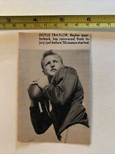 Doyle Traylor Baylor Bears 1956 S&S Football Pictorial CO Panel picture