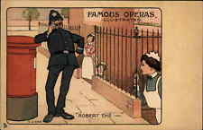 TUCK Humorous Famous Opera Maid & Cop Police c1910 Postcard picture